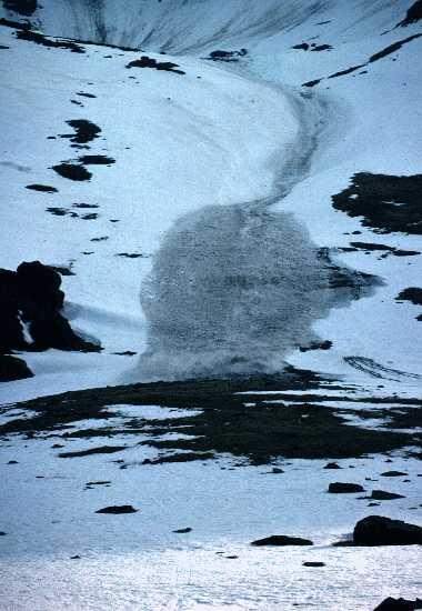 Snø Snøskred Sørpeskred Flakskred utløst ved sammenbrudd i