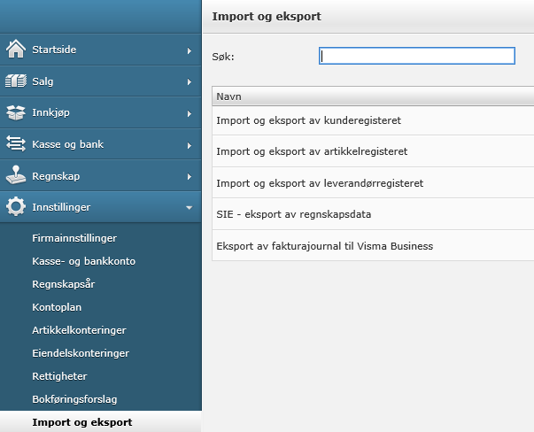 Når du har kommet inn i selve Visma eaccounting kan det være lurt å lage en snarvei til programmet i din nettleser. På denne måten blir det enklere å logge seg rett inn i programmet neste gang.