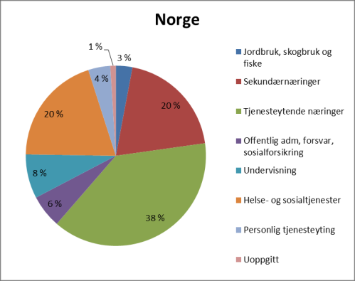 Et næringsliv preget av tjenesteytende- og sekundærnæring - Kongsbergregionen: Et unikt teknologisk industrimiljø på Kongsberg som leverer varer til et globalt marked - Drammensregionen: Et mer