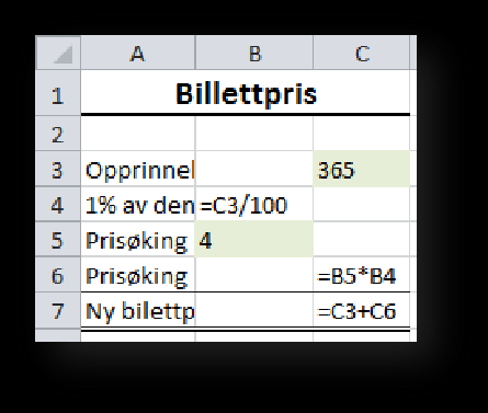 Oppgaver fra NUMMER 8: Lag regneark som du kan bruke til å løse oppgavene 2.64, 2.65, 2.66, 2.