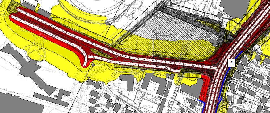 Slik som planforslaget foreligger, vil det bli økt trafikk i Grenseveien.