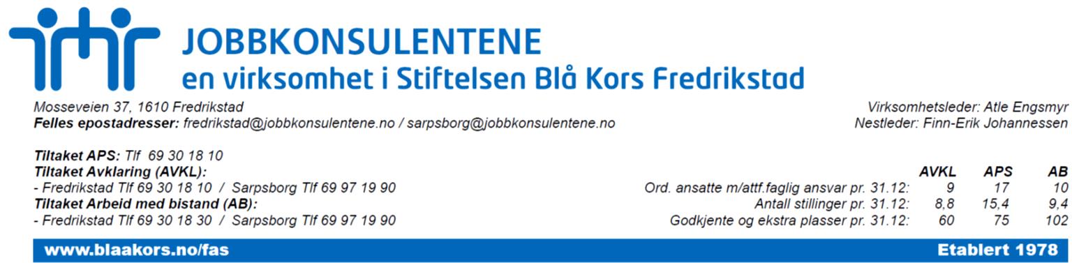 Felles epostadresse: jobbkonsulentene@jobbkonsulentene.