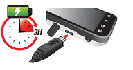 3.4 Sette tilbake batteriluken 1. Legg på batteriluken og skyv inn overkantene nøye. (Obs: unngå å berøre kantene som har litt fett på seg for å sikre at luken er vanntett). 2.