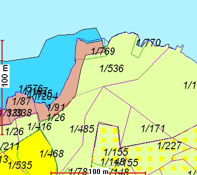 Delområde 1 N54 711 og 2145- naust 1/536 t er i gjeldende kommuneplan avsatt til naust. Det foreslås her en utvidelse av området. Det er fortsatt ledig plass i eksisterende naustområde.