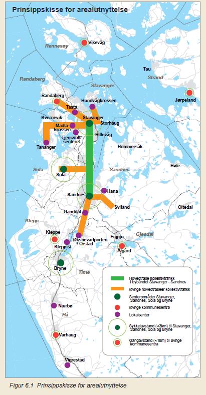 Regionalplan for Jæren (2013-2040) «I tillegg til nye utbyggingsområder