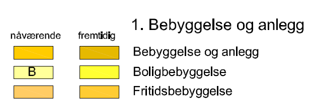 2 Planstatus Eiendommen med eksisterende fritidsbolig ligger opprinnelig i uregulert LNF område.