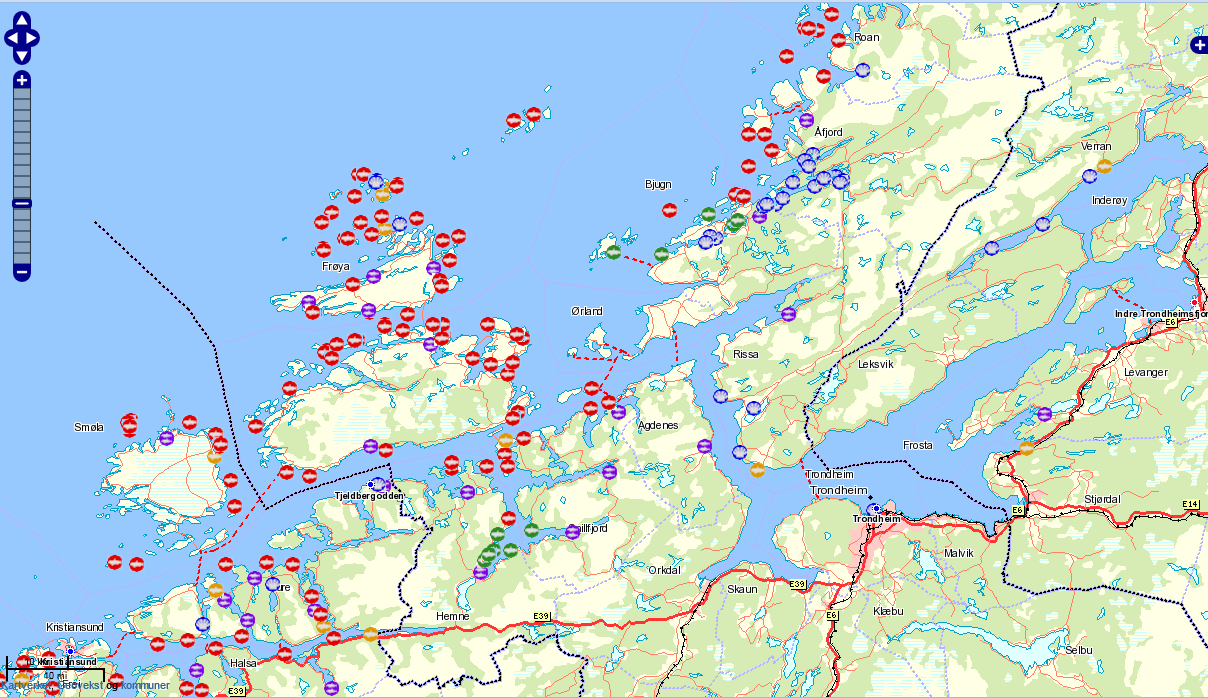«Lakseregionen» Inovamar og Salmar Aqualine Bewi Lerøy Midt.