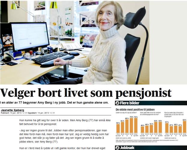 ET ENDRET ARBEIDSMARKED? Et hovedelement i pensjonsreformen er at det skal lønne seg å jobbe lenger.