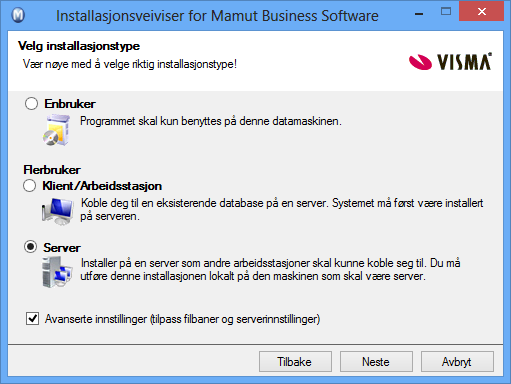 Oppdatering til nyeste versjon 1. Velkommen Veiviseren vil veilede deg gjennom installasjonen. 2.
