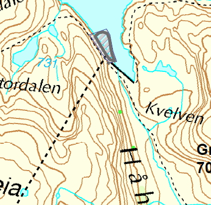 Overføringer fra Dalaånas nedbørfelt til Lyngsvatn 12 Figur 4-3 Tipp og