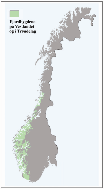 Husdyr er vanlig, spesielt langs kysten i vest og nordover. Besetningene er gjennomgående små, og 22 % av regionens gårder PHG melkekyr har fra 1-