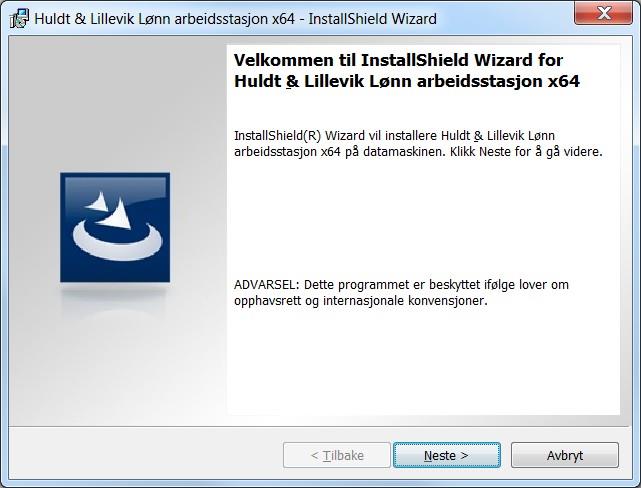 Denne installasjonsfilen installere selve Lønn 5.0 programmet.