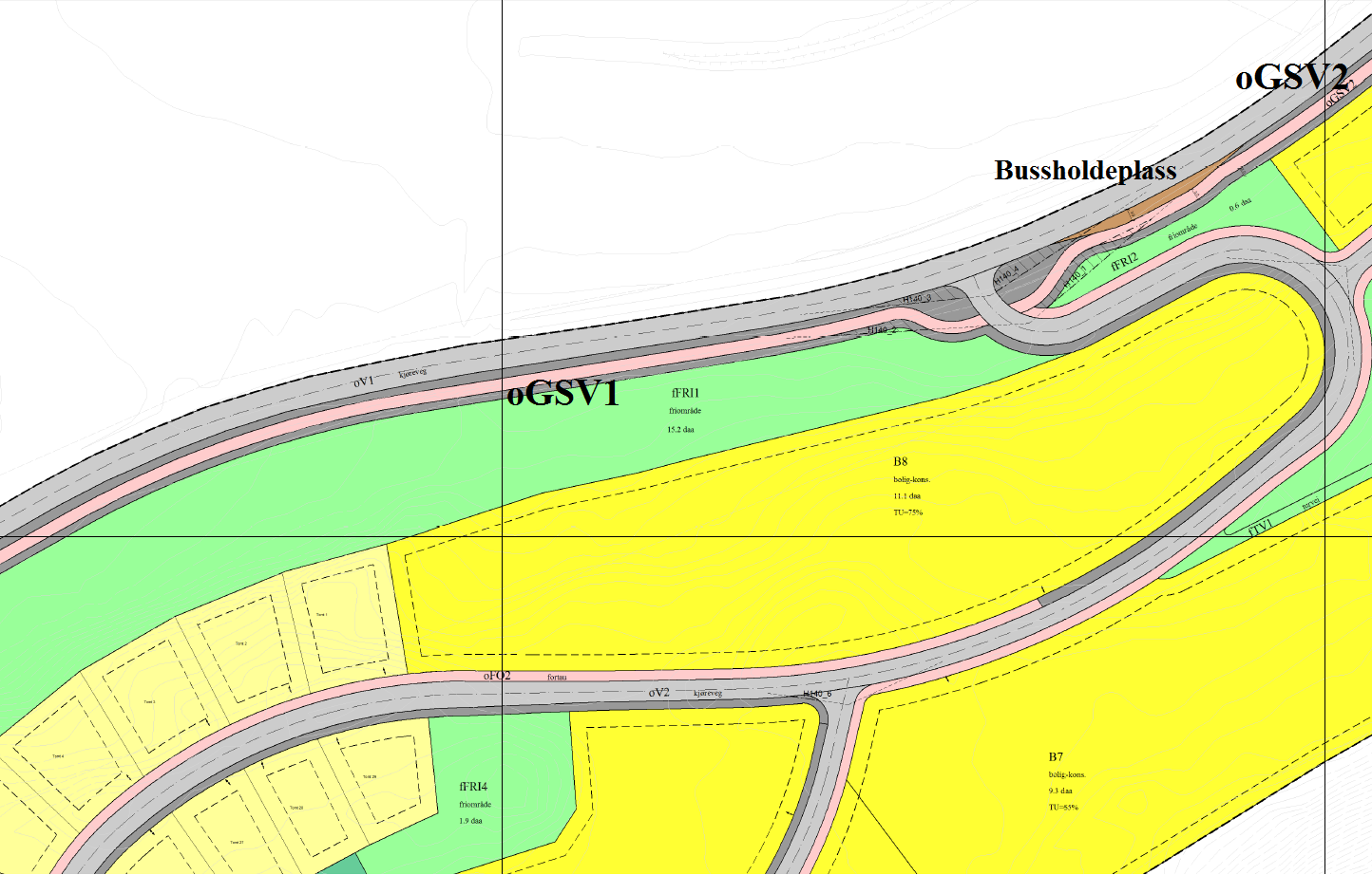 Grunneiere: Stensvikhøgda Utbyggingsselskap AS (GID 47/88); Averøy kommune (GID 47/80; 54/8); Jarl Arve Helseth (GID 47/18); Irene Mjønes Gravem (GID 47/68); Bente og Gaute Inge Helseth (GID 47/1);