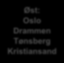 Deloitte Advokatfirma Øst: Oslo Drammen Tønsberg Kristiansand Midt-Norge: Trondheim Antall ansatte pr.