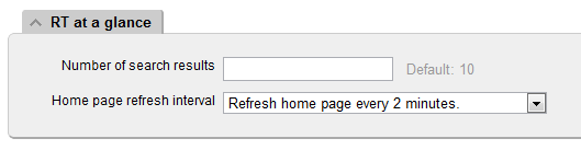 Tema og ymse Under menyen «Logged in as <brukernavn> Settings» Options» kan man endre en del innstillinger for sin RT-bruker.