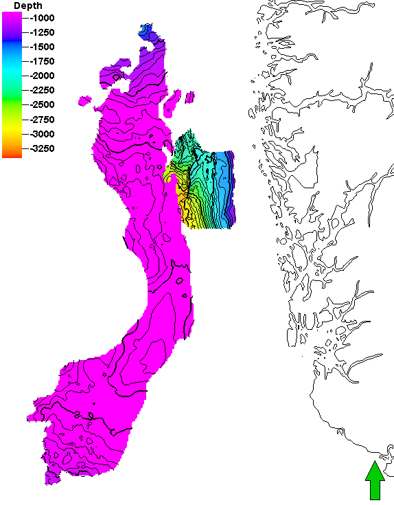 Utsira- og Johansenformasjonen (25 000 km 2 og 5 000