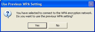 5a Nettverket som det opprettes tilkopling til, har WPA-