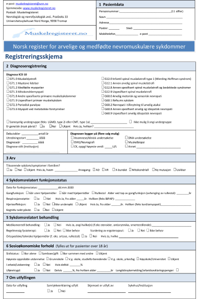 BRUKERVEILEDNING Samtykkeskjema Samtykkeskjema gis til pasienten ved konsultasjon ved sykehuset.