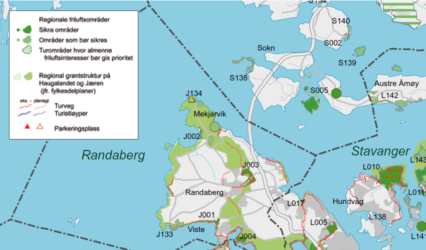 E39 ROGFAST, PLANBESKRIVELSE MEKJARVIK SØR 12 Fylkesdelplan for friluftsliv, idrett, naturvern og kulturvern (FINK), vedtatt 08.06.