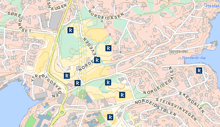 2 4 3 1 5 7 9 6 100 m 8 Figur 2. Oversikt over registrerte lokaliteter på Søreide. Kart fra Riksantikvarens nettsider. 1) Lok.1, ID 94532, 2) Lok.2, ID 94532, 3) Lok.3, ID 94533, 4) Lok.