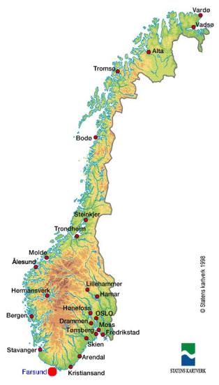 Store deler av Norge er utmark Tundra i nord Fjell i sør