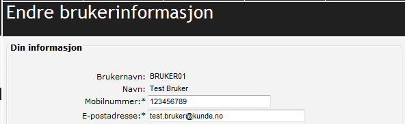 Sperret bruker / Glemt passord Hvis du har angitt feil brukernavn og/eller passord for mange ganger vil brukeren bli sperret.