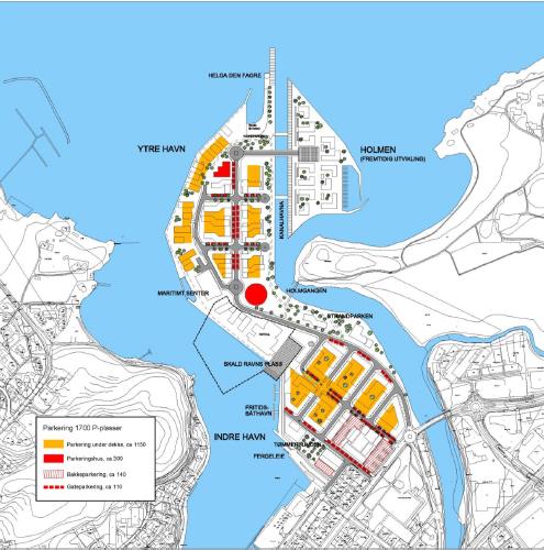 PARKERING Levanger kommune Parkeringsdekning 0,75 pr. leil. Parkering på bakkeplan Gatebredde Dyre arealer Beriker gatebilde Parkering under bakkeplan Under dekke 1. etg.