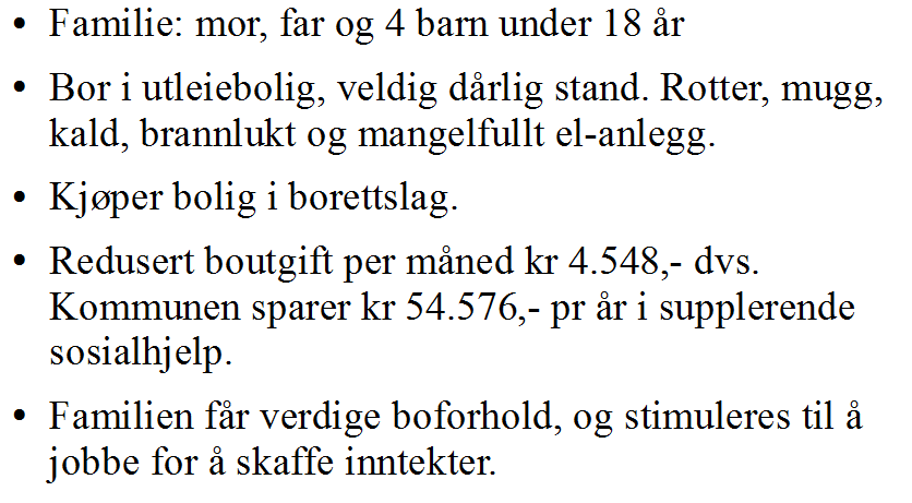 Prosjektet: Bo og