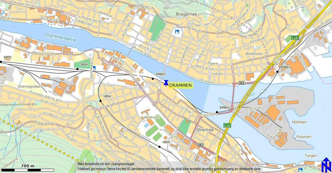 Vedlegg 4 DrammenArealbehov knyttet til jernbane og byutvikling - En mulighetsstudie godkjent med kommentarer i styringsgruppe 15. desember 2011
