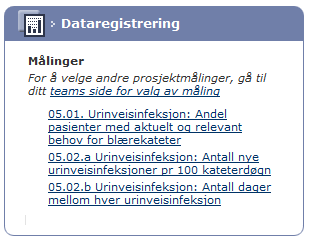 Slik er UVI-målingene listet opp i Extranet 15.