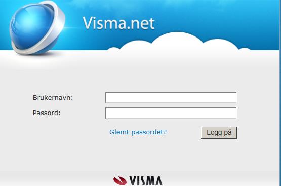 Fra internett: gå til https://signin.visma.net 2.