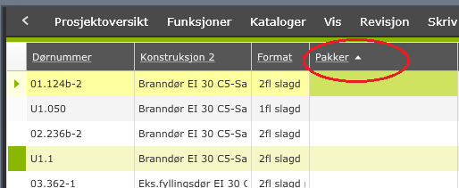 Beslagspakker En beslagspakke er en sammensetning av beslagskomponenter, som samlet oppfyller dørens krav til dens bestemte beslagsmessige funksjon.