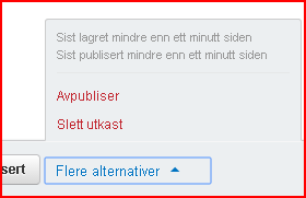 Bla deg frem i kalenderen til aktuell kalenderhendelse og klikk på denne for å få opp innholdssiden til den aktuelle oppføringen.