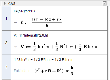 Eksempel på svr med krv til CAS i oppgåve b): ) Den rette linj hr likning y x b. Skjering med y-ksen: b R.