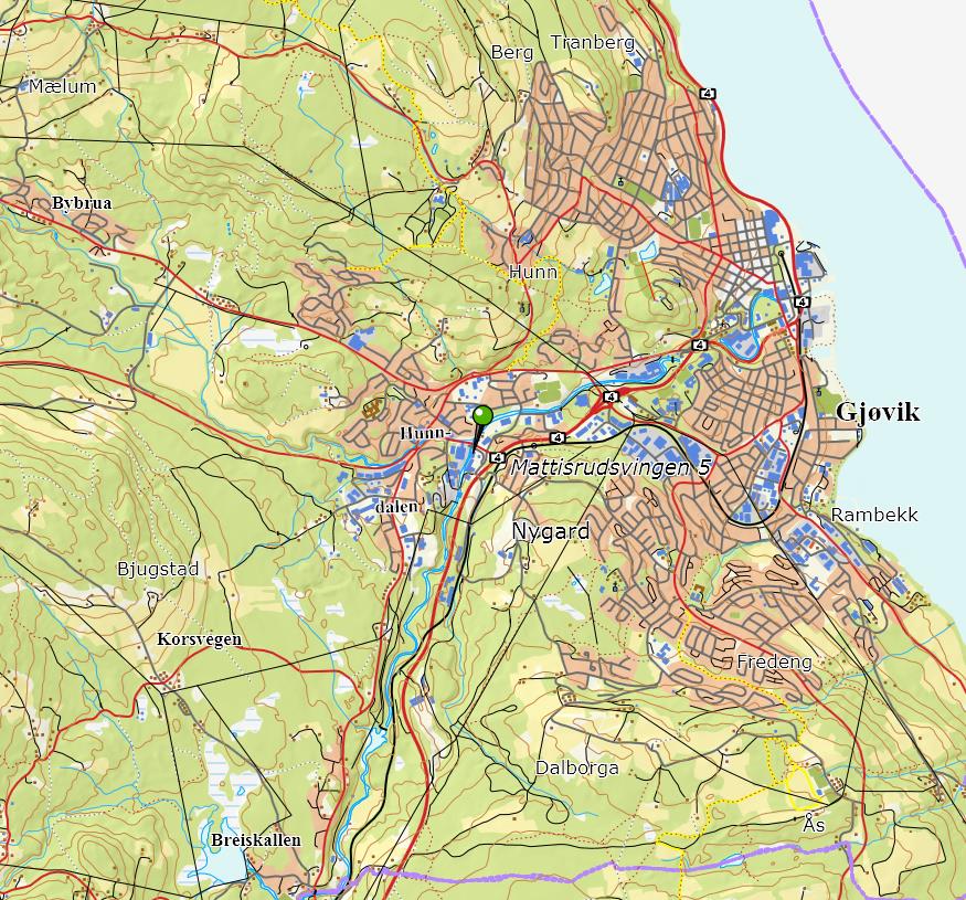 MATTISRUDSVINGEN 5 OG 7 I GJØVIK