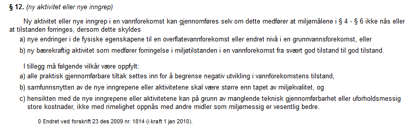 Miljøeffektene av havbruksvirksomhet er grunnet den beskrevne uenigheten mellom ulike myndighetsaktører (kap 10.3) noe uklar.