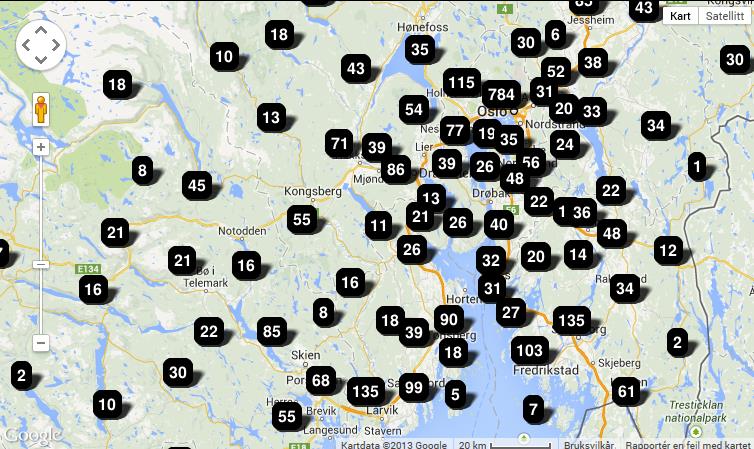 meget alvorlig skadde 47, antall