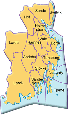 Andebu kommune - 1 av 14 kommuner i Vestfold - 5900 innbyggere - Ca.
