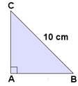36 Vi ser at trekanten er rettvinklet siden <A = 90 grader.
