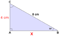 37 10 2 = x 2 + x 2 2x 2 = 100 x 2 = 50 Vi får at x = = 7.1 Lengden til sidene AC og AB i trekanten er altså lik 7.1 cm.