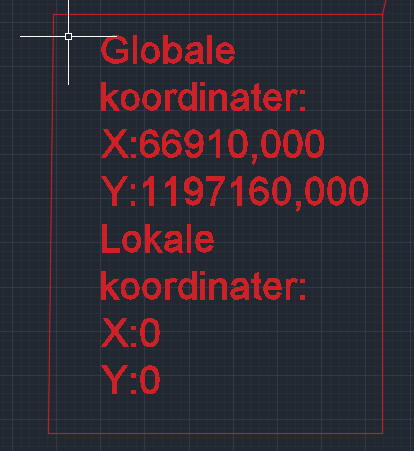 Vi har laget en med originale koordinater, så hvis vi får en fil som er modellert i disse koordinatene, altså langt unna lokalt nullpunkt, så kan vi dra modellen ned til nullpunktet.
