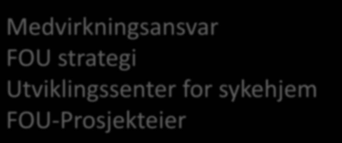 Medvirkningsansvar FOU strategi