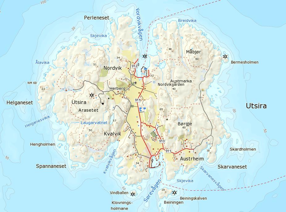 Vegadresser Vi har 7 fylker hvor hver femte innbygger mangler vegadresse. Status 1.