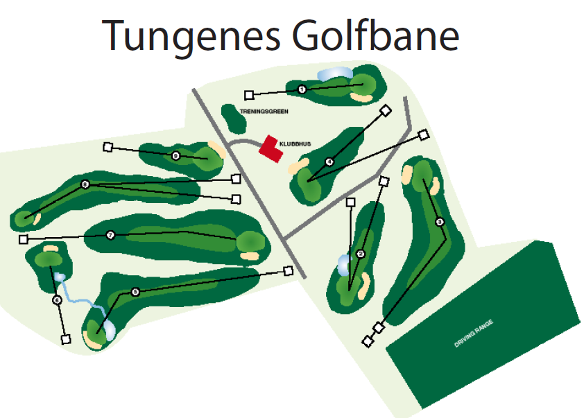 Challenge Hull 15 og 16 Hull 13 på Tungenes Golfbane teller både lørdag