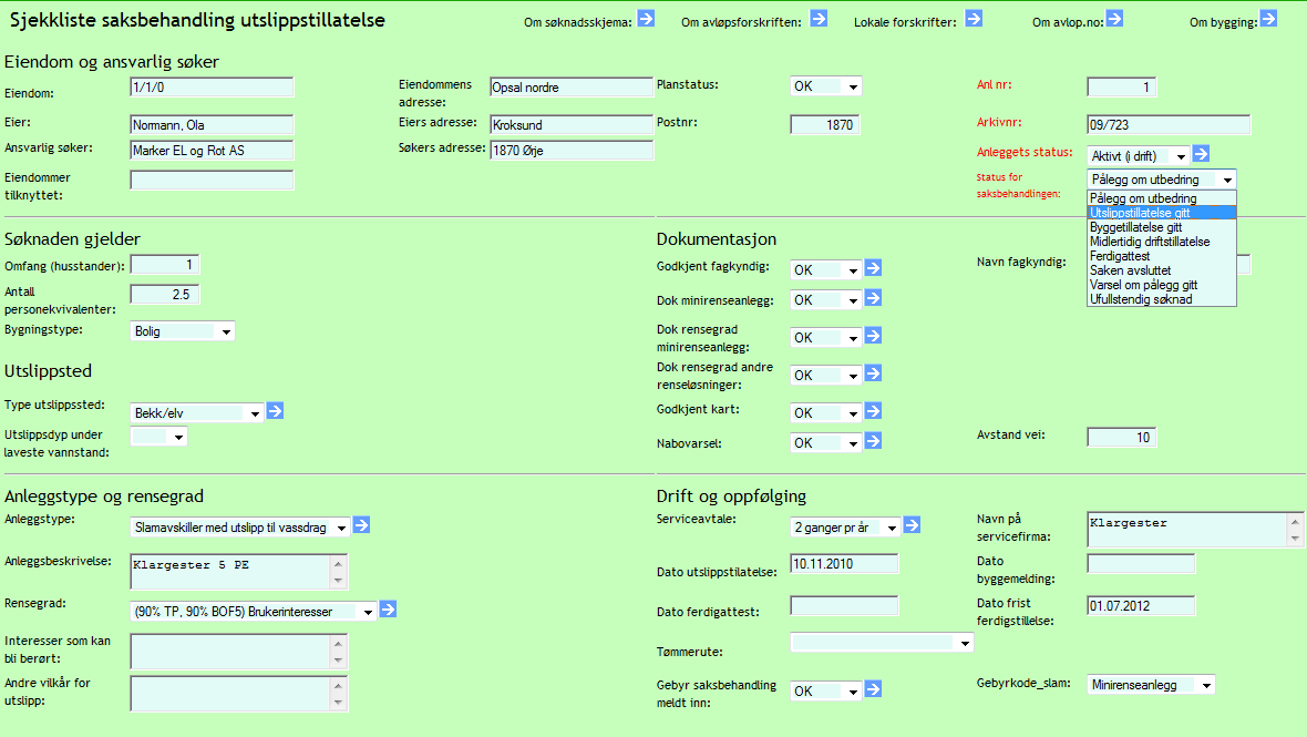 Saksbehandling