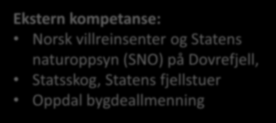 naturoppsyn (SNO) på Dovrefjell,