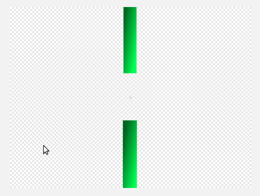 Du kan skyggelegge rørene ved å klikke på Fyll farge og klikke på en av skyggemetodene i firkantene nede til venstre. Velg to varianter av samme farge: en for forgrunnen og en for bakgrunnen.