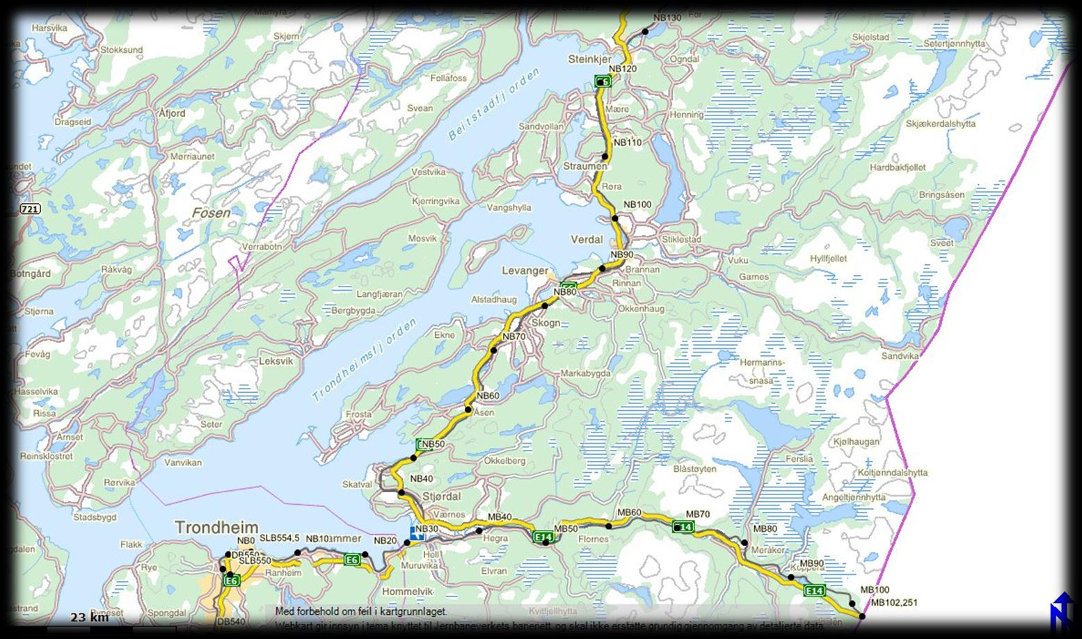 Trondheim Steinkjer - Storlien