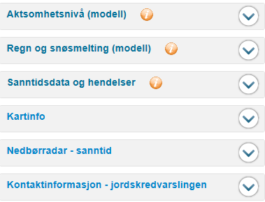 varslingsområdet Varslingstekst og