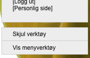 Menyverktøy Kalender Kalenderen viser hva som skal foregå de nærmeste ukene. Den legger du på startsida til skolen (eller klassen).